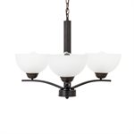 Alta Peak Collection Three Light Chandelier