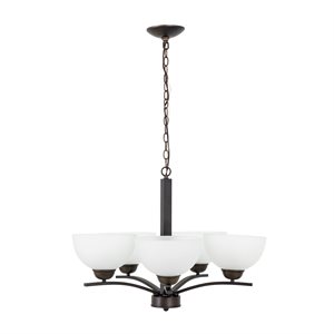 Alta Peak Collection Five Light Chandelier