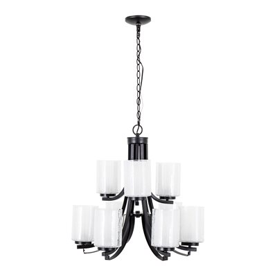 oil rubbed bronze 9 light chandelier