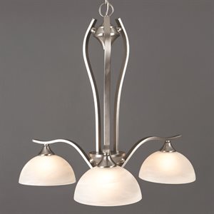 Glacier Point Collection Three-Light Chandelier