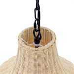 Lana Rattan 3 Light Large Pendant