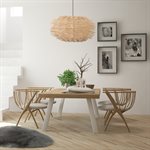 Pua Wicker 1 Light Large Pendant