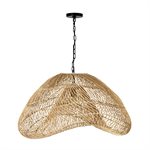 Bramo 1 Light Rattan Pendant