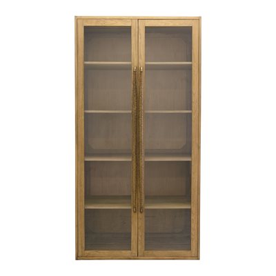 Haya Tall Teak Exposure Cabinet