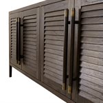 Gemi Dark Large 4 Door Cabinet