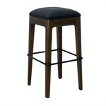 Abau Leatherette Barstool