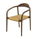 Catia Teak & Wicker Accent Chair