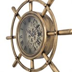 Ship's Wheel Wall Clock