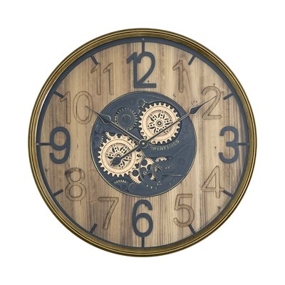 Carved Gear Clock