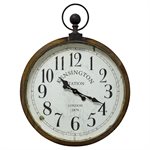 Kensington Station Pocket Watch Style Wall Clock
