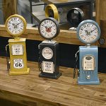 Route 66 Yellow Table Top Clock