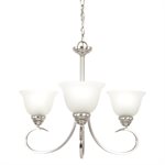 Ribbon Falls Collection Three Lights Chandelier