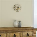 Circular Wooden Wall Clock